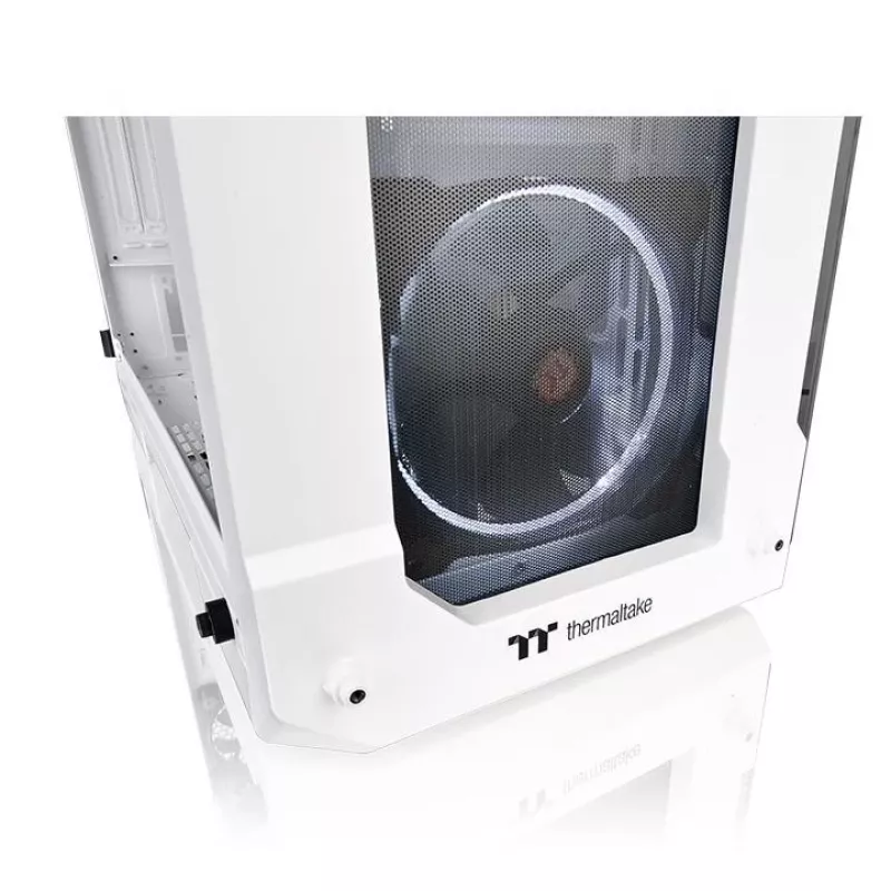 Case View 71 Riing grūdinto stiklo E-ATX pilnas bokštas - Snow Edition