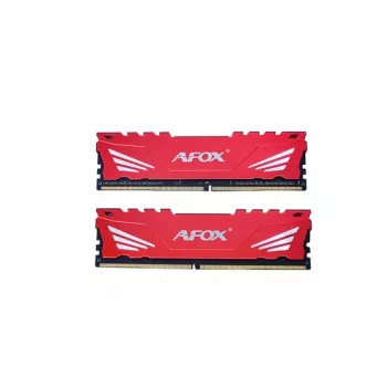 AFOX GAMING DDR4 2×16GB 32GB 3200MHz CL16 1.35V XMP2 Raudonas