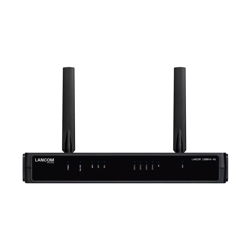 LANCOM 1800VA-4G maršrutizatorius su DSL modemu, 4G LTE ir 4 prievadų Gigabit jungikliu