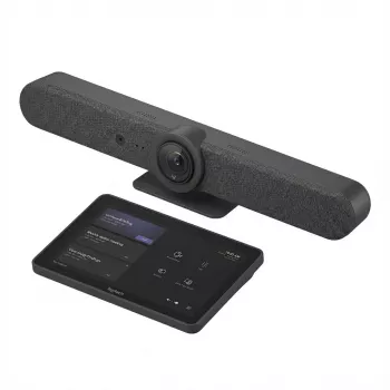 Logitech Medium Room su TAP ir Rally Bar, skirta Google Meet (TAPRBGGGLCTL2)