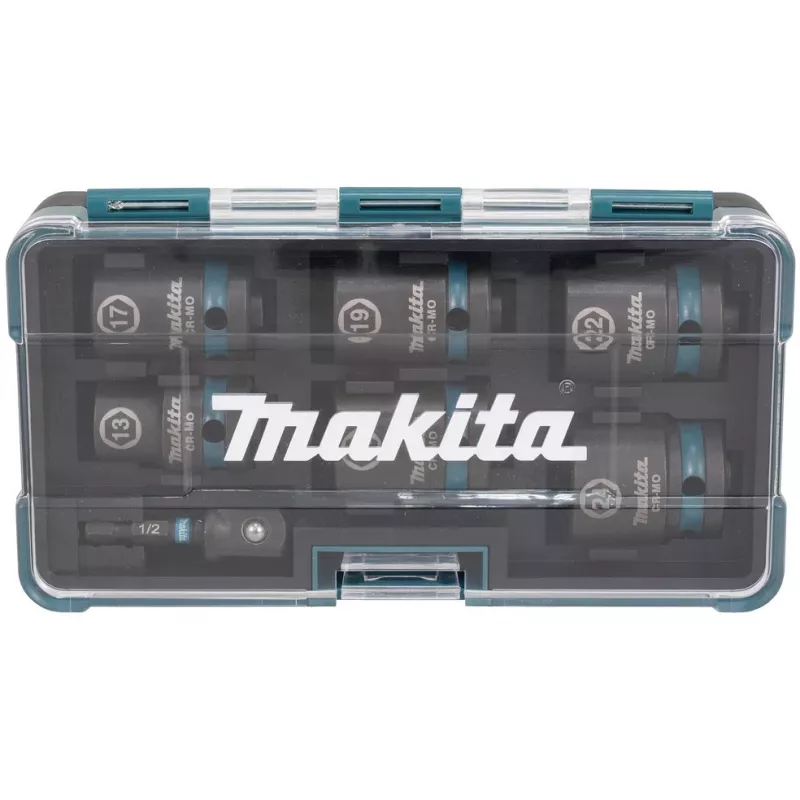 Makita E-16592 smūginis lizdų rinkinys Juoda, Žalsvai mėlyna