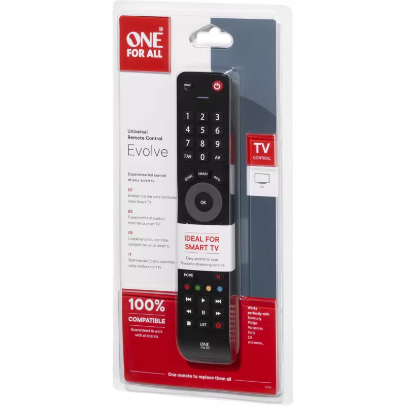 One For All Advanced Evolve TV nuotolinio valdymo pultas