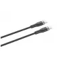 Pintas USB-C laidas, 100W, FIXDB-CC12-BK, juodas