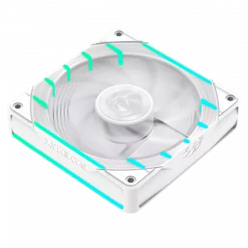 GAMEMAX TORNADO T12 ARGB-RW 120mm Baltas Atvirkštinės Mentės Kompiuterio Ventiliatorius