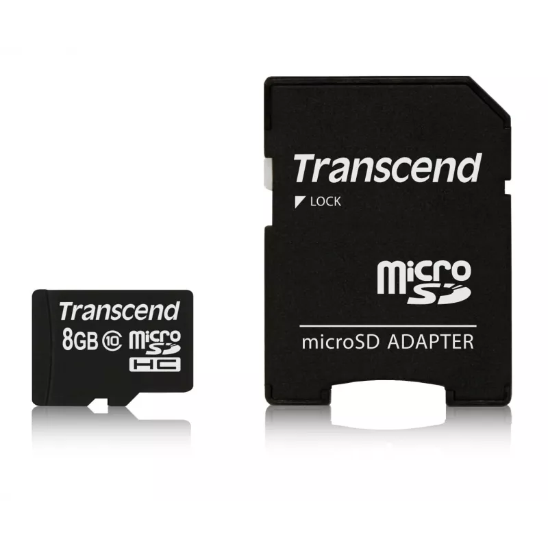 Transcend Premium - „Flash“ atminties kortelė (microSDHC su SD adapteriu)