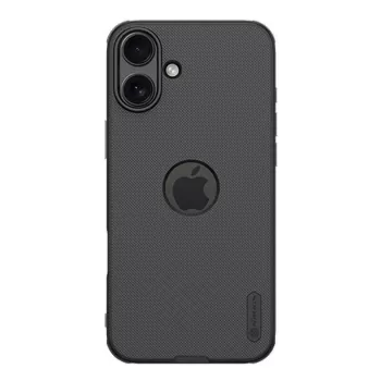 Apsauginis dėklas Nillkin iPhone 16 Plus Super Frosted Pro – juodas, plonas kietas korpusas
