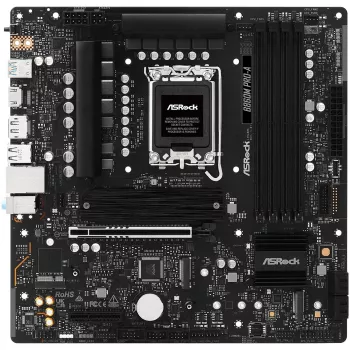 Motininė plokštė ASRock B860M Pro-A micro ATX — Intel B860, LGA 1851, DDR5, 4 DIMM, iki 256 GB, 2,5Gb Ethernet