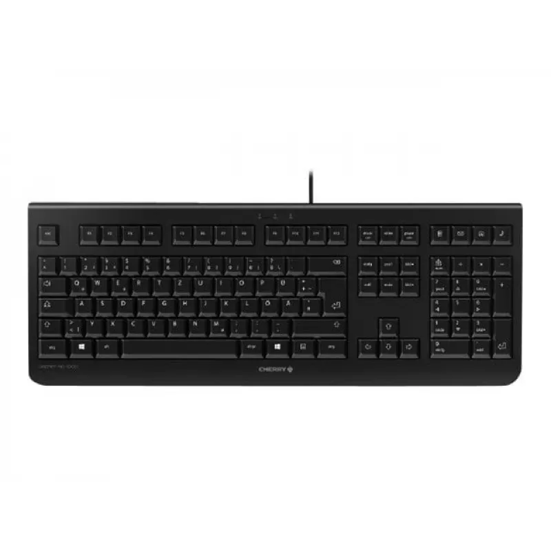 CHERRY KC 1000 klaviatūra namams USB Swiss pilka