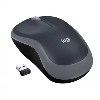 Logitech M185 Belaidė optinė pelė ambidekstrinė pilka 910-002238