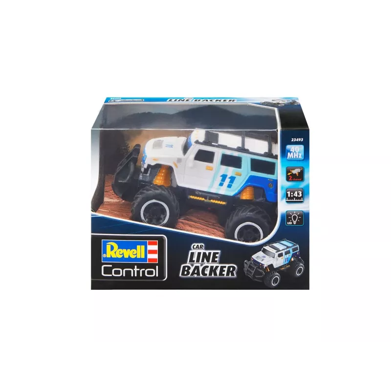 Automobilis Revell Line Backer REVELL – žaislinis modelis, juoda/mėlyna/balta, nuo 6 metų