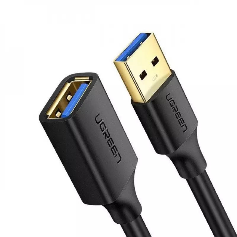 Ugreen USB 3.0 ilginimo laidas (motina) į USB 3.0 (tėvas) 2m (juodas)