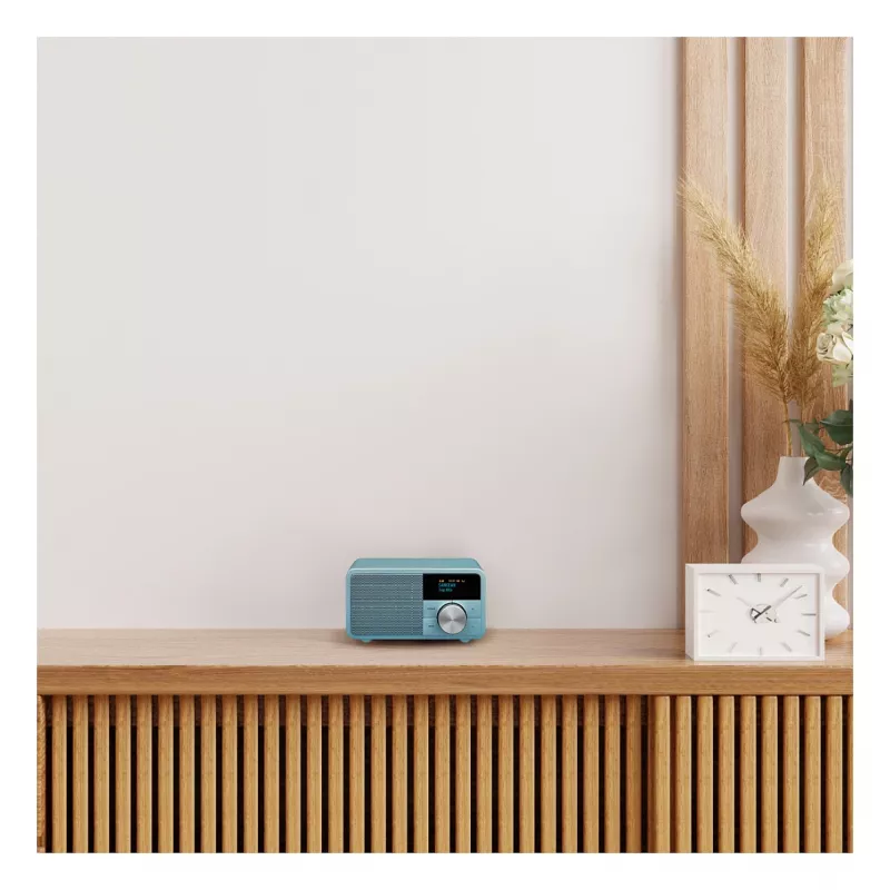 Sangean DDR-7 Norse Blue asmeninis stalo radijo imtuvas, DAB+, FM, AUX, Bluetooth, turkio spalva