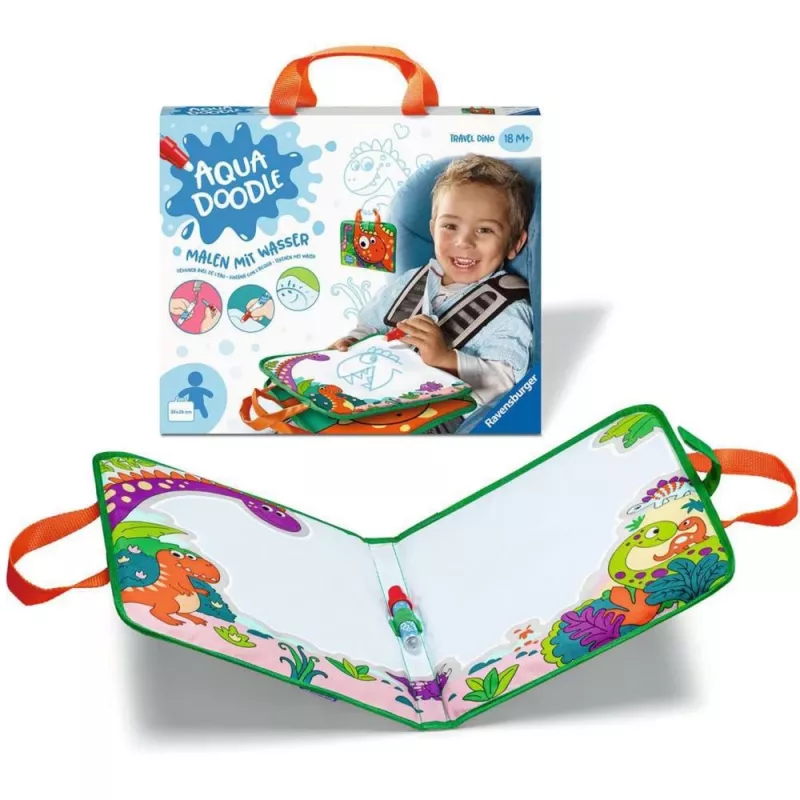 Ravensburger Aqua Doodle Travel Dino piešimo kilimėlis – ministeps (04566)