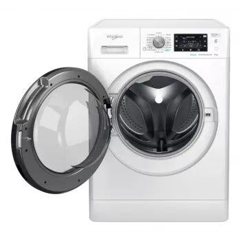 WHIRLPOOL Skalbimo mašina FFD 9489 BV EE, 9 kg, 1400 aps/min, Energijos klasė A, Gylis 63 cm, Inverterinis variklis, Juodos durelės