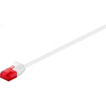 Wentronic Goobay CAT 6 plonas pataisos laidas, U/UTP, baltas, 3 m – variniai laidininkai (93694)