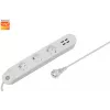Išmanusis maitinimo blokas Denver SHP-300U 3 AC lizdai E tipas 4 USB-A baltas