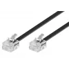 Telefono laidas Microconnect MPK186 RJ11 RJ11 6 m Juodas