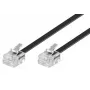 Telefono laidas Microconnect MPK186 RJ11 RJ11 6 m Juodas