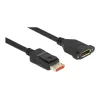 DisplayPort ilginimo kabelis panel-mount DeLOCK 87095 8K 60 Hz 1 m
