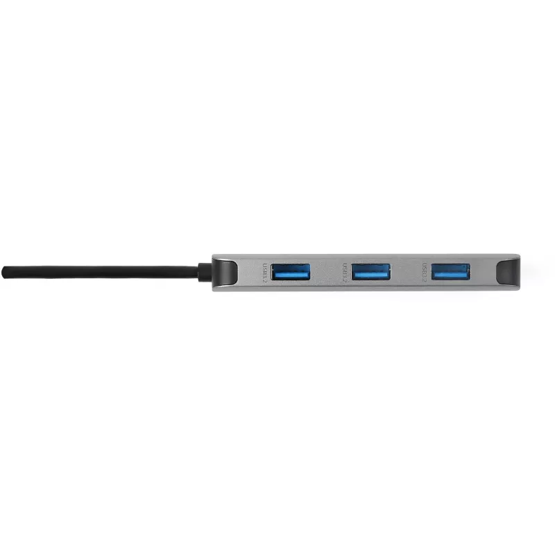 7-in-1 USB-C adapteris Acer — USB 3.2 Gen 1 Type-C, 3x USB-A, HDMI, SD/MicroSD, 100W PD, sidabrinis