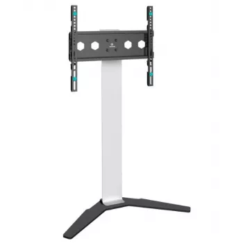 Grindinis TV stovas ONKRON TS1140-W, 66–165,1 cm (26–65 col.), 35 kg, VESA 100×100–400×400, aukštis 880–1100 mm, baltas
