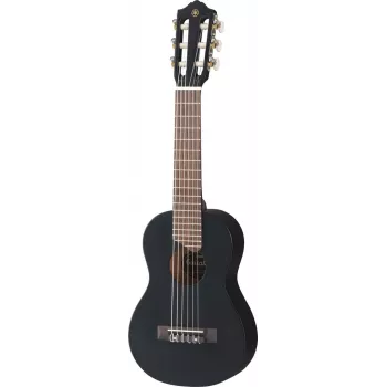 Akustinė gitaralelė YAMAHA GL1BL — 6 stygų klasikinė, eglės viršus, palisandro grifas, juoda, vidutinio storio nailoninės stygos
