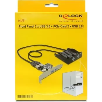 Delock Front Panel 2 x USB 3.0 + PCI Express Card 2 x USB 3.0 (61893)