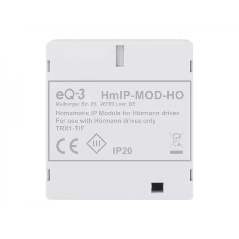 Prietaisų plėtinio modulis Homematic IP 153986A0 — baltas, belaidis 868 MHz, 48×16×52 mm