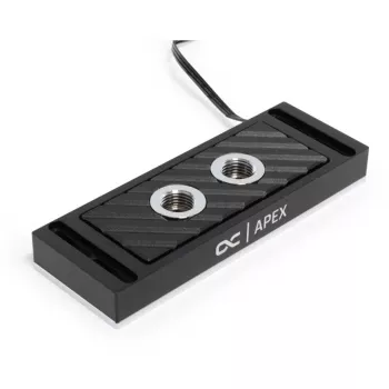 Vandens blokas Alphacool 14000 Aliuminis Nikeliuotas Plastikas Juodas 45mm 127.5mm 17.3mm