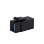 Microconnect KEYSTONE-USBA keystone modulis juodas 5g