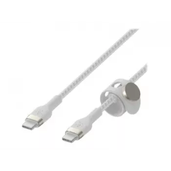 Belkin BOOST↑CHARGE PRO Flex USB-C laidas 1 m USB 2.0 USB-C baltas (CAB011BT1MWH)