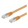 Wentronic Goobay CAT 5e Patch laidas, F/UTP, oranžinis, 0,5 m - CCA vario mišinys (93456)