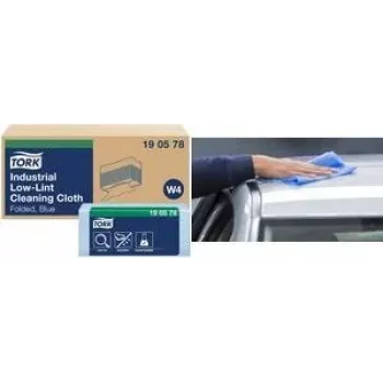 Valymo servetėlės Tork W4 190578 – mėlynos mažai pūvančios šluostės