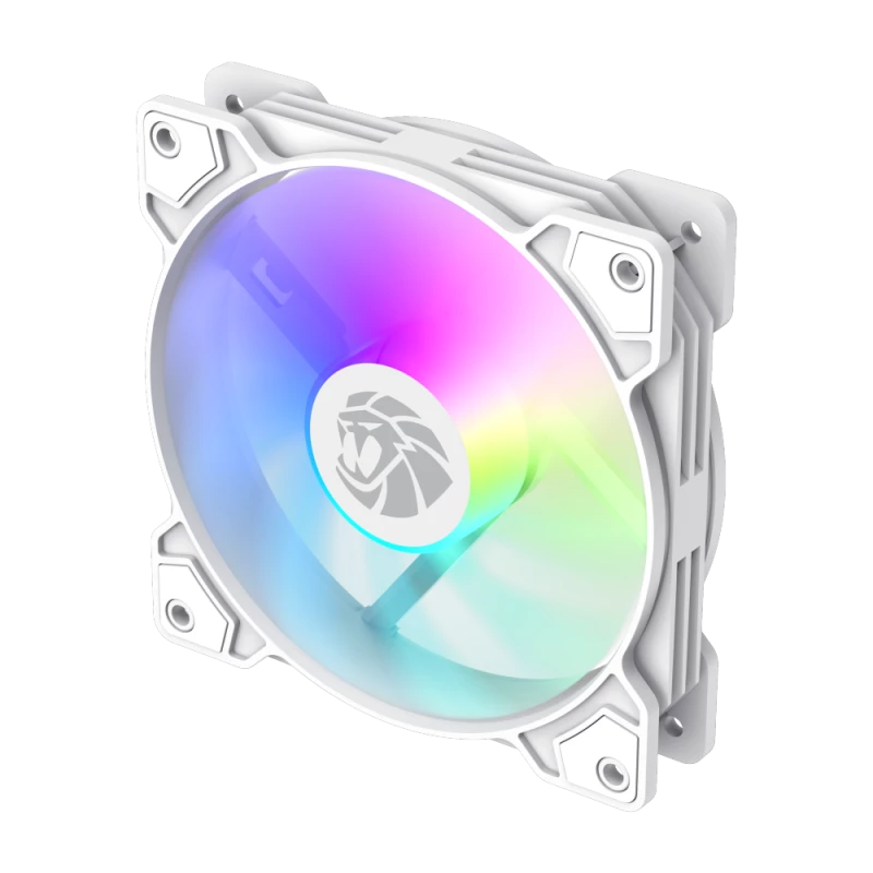 Gamemax FN12A-S5 Baltas korpuso ventiliatorius 120mm