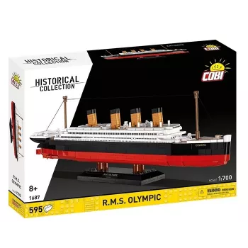 Konstruktorius Cobi Blocks R.M.S. Olympic 59 kaladėlių – 59 dalių laivo modelio rinkinys