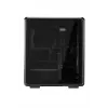 PC Midi Tower Cooler Master MasterFrame 500 Mesh — Juodas su permatomu šonu, palaiko ATX/EATX, 2x200mm priekyje, 1x120mm gale