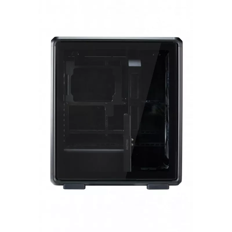PC Midi Tower Cooler Master MasterFrame 500 Mesh — Juodas su permatomu šonu, palaiko ATX/EATX, 2x200mm priekyje, 1x120mm gale