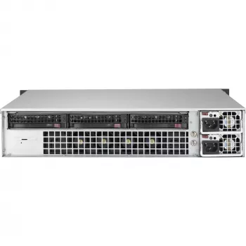 Super Micro Supermicro SC823M TQC-R802LPB - Stovo korpusas - montuojamas į stovą - 2U - patobulintas, išplėstas ATX - SATA/SAS - Karštas keitimas 800 W - Juoda (CSE-823MTQC-R802LPB)