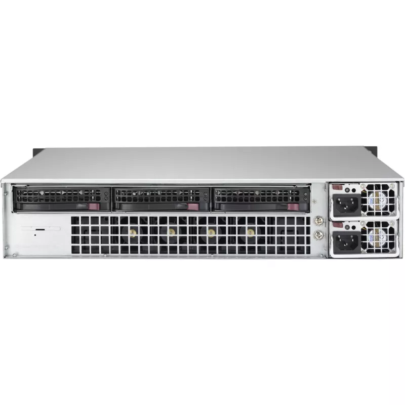 Super Micro Supermicro SC823M TQC-R802LPB - Stovo korpusas - montuojamas į stovą - 2U - patobulintas, išplėstas ATX - SATA/SAS - Karštas keitimas 800 W - Juoda (CSE-823MTQC-R802LPB)