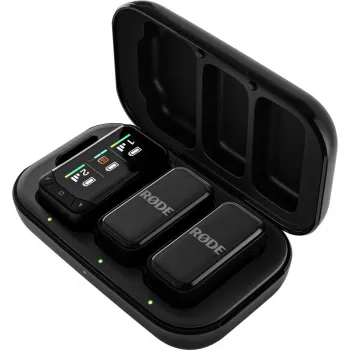 Belaidis lavalier mikrofonų rinkinys Rode Wireless Micro Camera Kit su siųstuvu ir imtuvu
