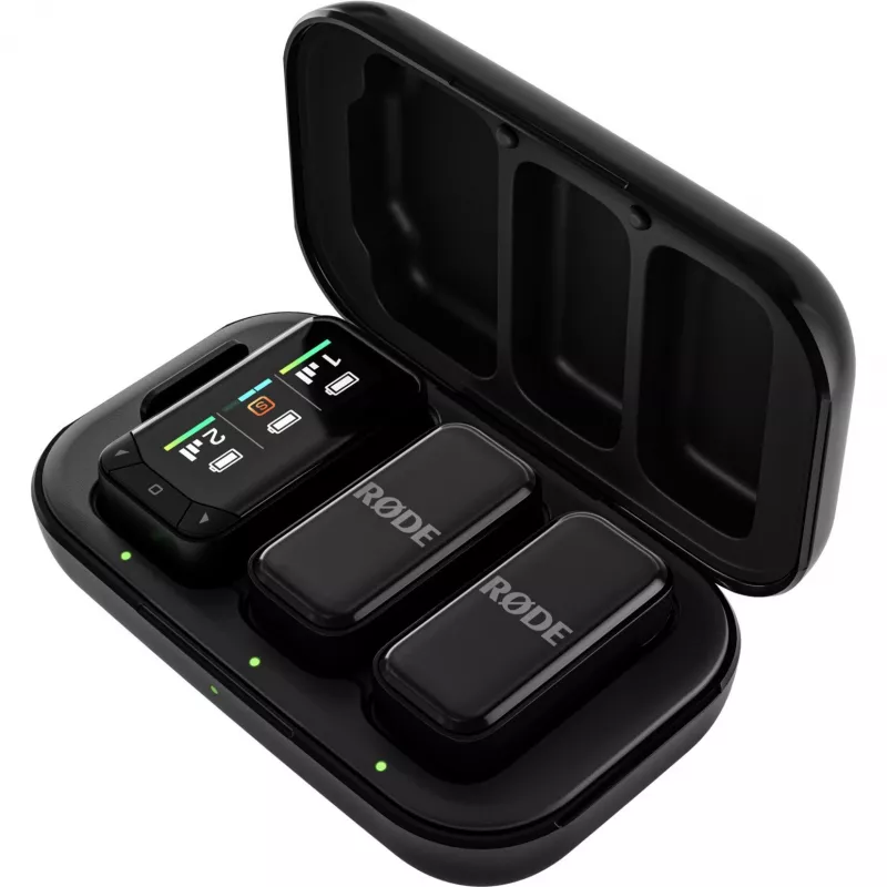Belaidis lavalier mikrofonų rinkinys Rode Wireless Micro Camera Kit su siųstuvu ir imtuvu