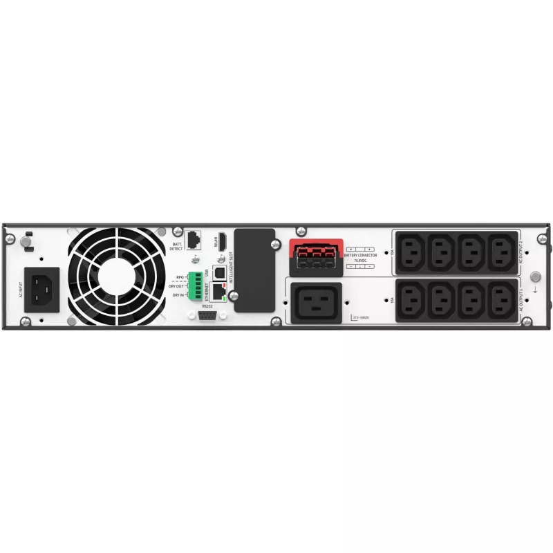 UPS Rack PowerWalker VFI 3000 LICR IoT PF1 ON-LINE 3000VA 8x IEC C13 USB-B RS-232 LCD 2U