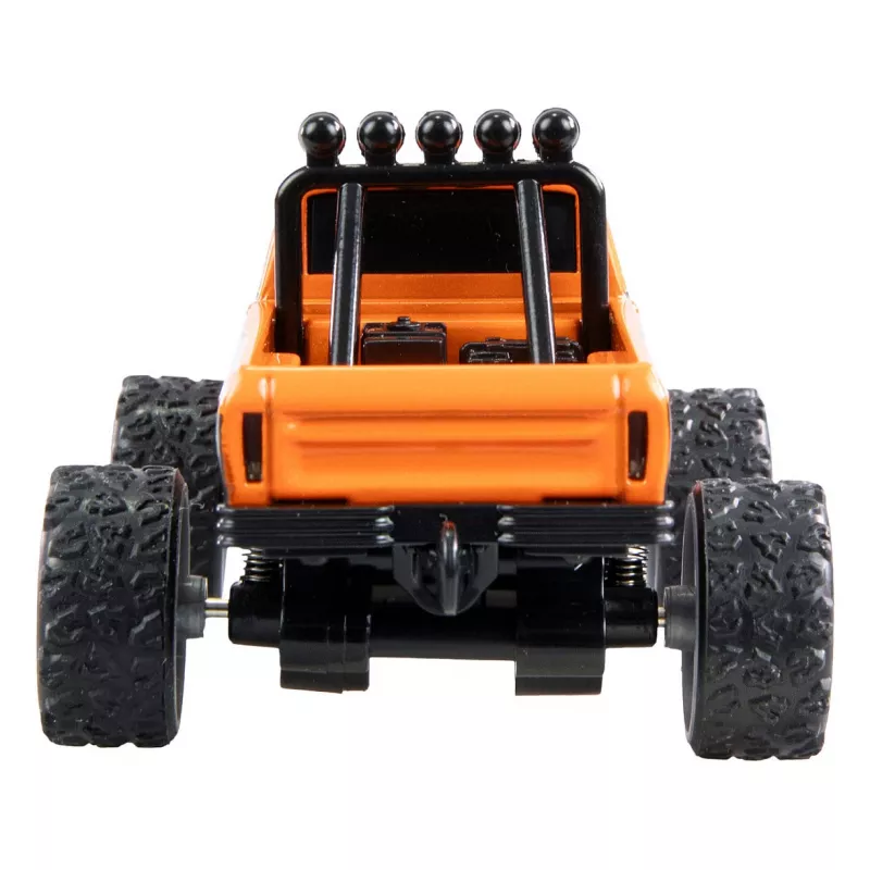 Valdomas radijo ryšiu Monster Truck Amewi DieCast 1:64 RTR Oranžinis, liejamo korpuso, paruoštas važiuoti