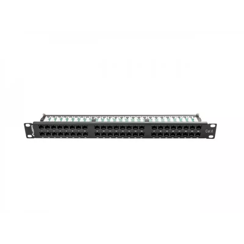 Lanberg PPU6-1048-B - Pataisų skydas - 1U - 19 inch