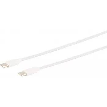 USB kabelis S/CONN 14-12052 USB 2.0 1,5 m USB-C baltas