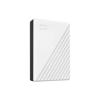 WD My Passport WDBR9S0060BWT - Festplatte - verschlüsselt - 6TB - extern (tragbar) - USB 3,2 Gen 1 - 256-Bit-AES - weiß (WDBR9S0060BWT-WESN)