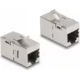 DELOCK 87161 keystone modulis Flat Metallic RJ-45