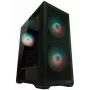 LC-Power korpusas Midi ATX Gaming 717B - Meshwork_L Dark - be maitinimo šaltinio - ATX