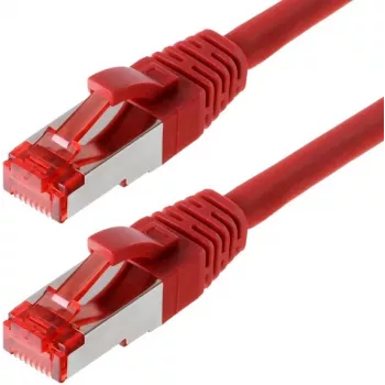 Tinklo kabelis Helos CAT6 S/FTP RJ-45 5m Raudonas