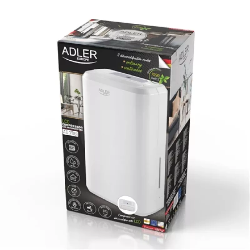 Oro sausintuvas Adler AD 7861, 280 W galia, 2 L talpa